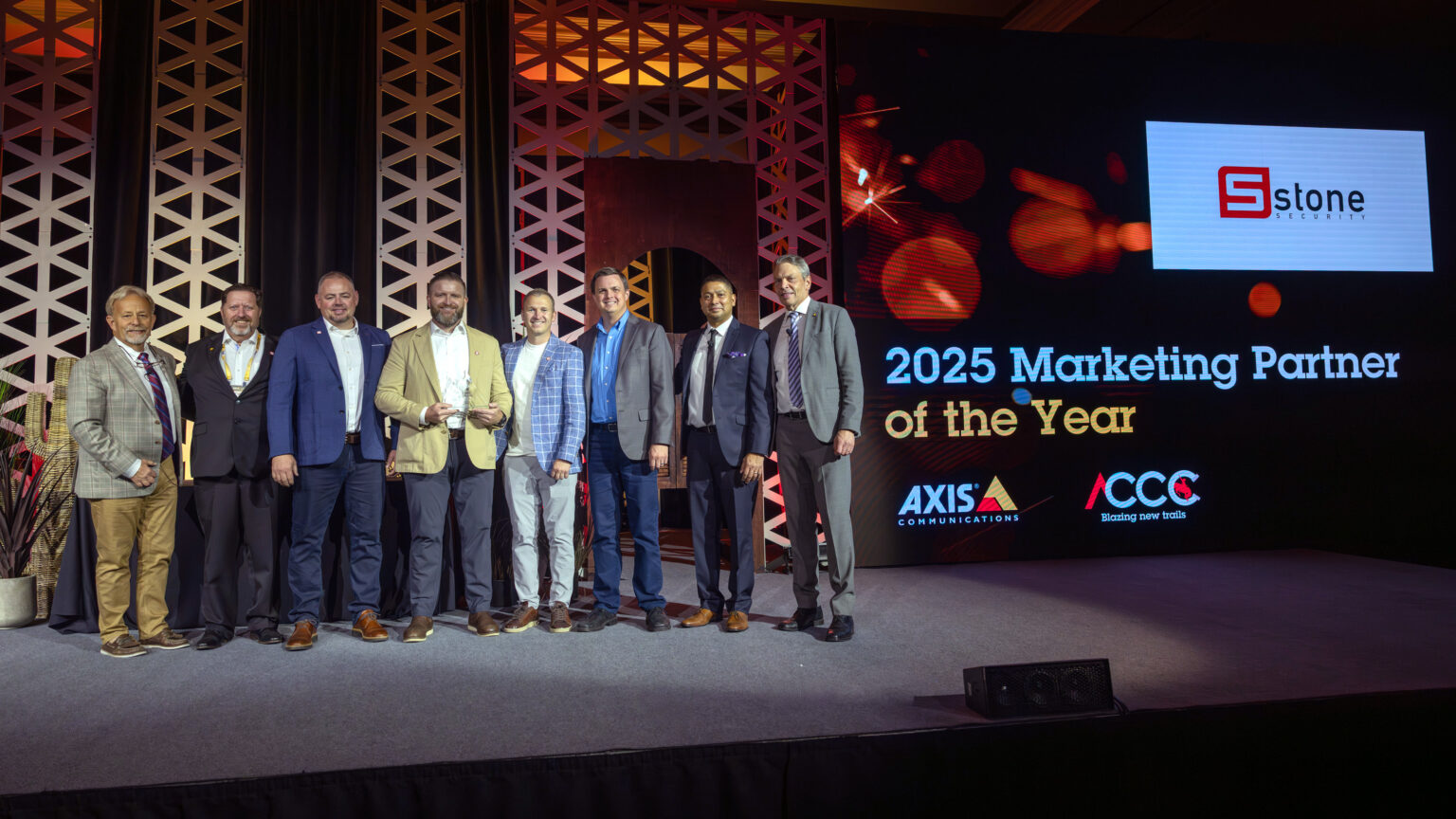 Axis Communications 2025 Marketing Partner of the Year – Stone Security